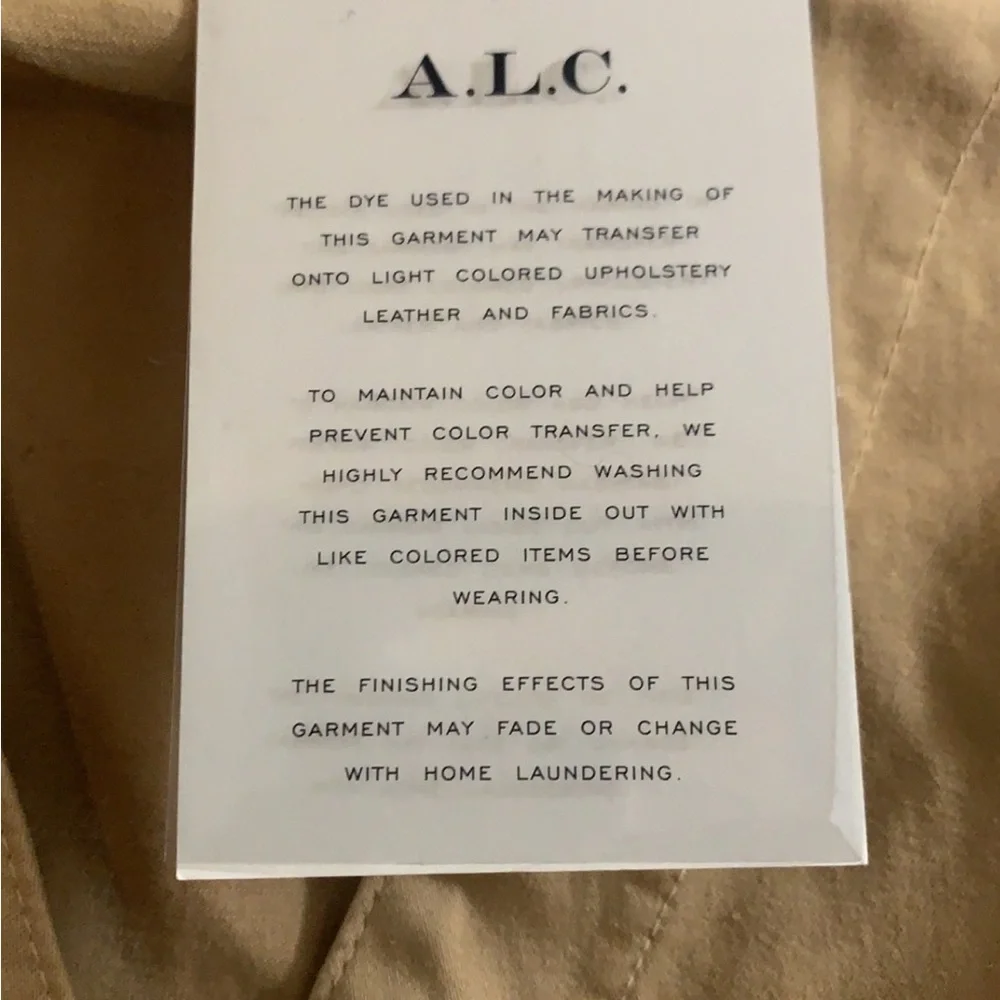 Brand New A.L.C Cade Tie Waist Jumpsuit - Picture 7 of 8